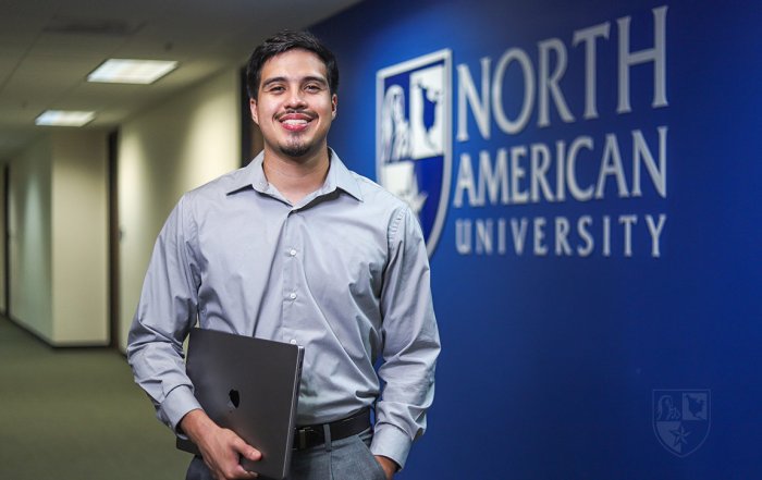 NAU student smiling